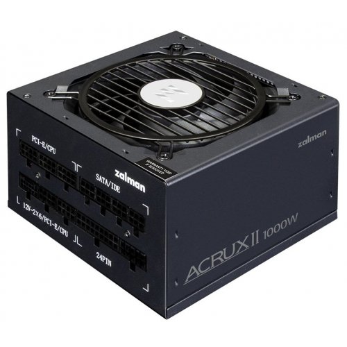 Блок живлення Zalman ACRUX 2 1000W (ZM1000-ARX2) купити в Україні: Київ, Львів, Хмельницький, Тернопіль | Перевірка сумісності, низька ціна, відгуки, характеристики від TELEMART фото