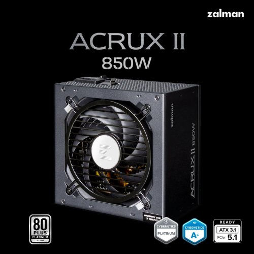 Блок живлення Zalman ACRUX 2 850W (ZM850-ARX2) купити в Україні: Київ, Львів, Хмельницький, Тернопіль | Перевірка сумісності, низька ціна, відгуки, характеристики від TELEMART фото