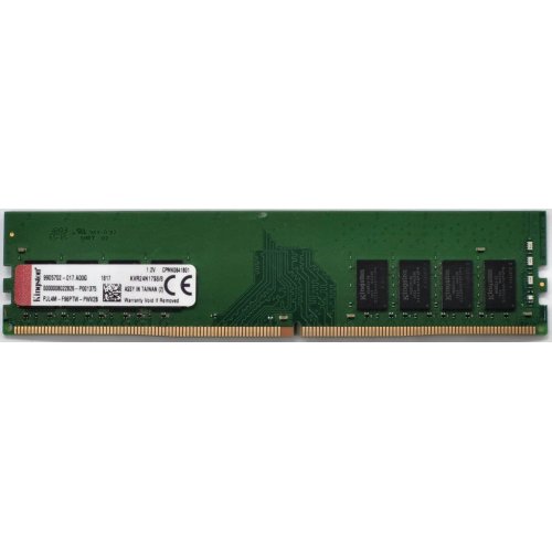 Озп Kingston DDR4 8GB 2400Mhz ValueRAM (KVR24N17S8/8) (Відновлено продавцем, 822403) купити в Україні: Київ, Львів, Хмельницький, Тернопіль | Перевірка сумісності, низька ціна, відгуки, характеристики від TELEMART фото