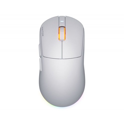 Уценка мышка HATOR Quasar 3 Wireless (HTM731) White (Следы использования, 822409) купить в Украине: Киев, Днепр, Харьков, Одесса  | Низкая цена, отзывы, характеристики от TELEMART фото