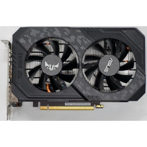 Видеокарта Asus TUF GeForce GTX 1660 Ti Evo OC 6144MB (TUF-GTX1660TI-O6G-EVO-GAMING) (Восстановлено продавцом, 822414) купить в Украине: Киев, Днепр, Харьков, Одесса  | Проверка совместимости, низкая цена, отзывы, характеристики от TELEMART фото