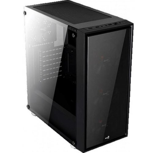 Продать Корпус Aerocool PGS-B QUARTZ LED Blue Window без БП Black по Trade-In интернет-магазине Телемарт - Киев, Днепр, Украина фото
