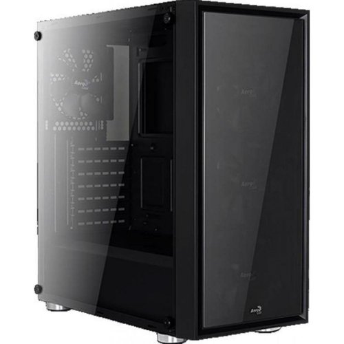 Продать Корпус Aerocool PGS-B QUARTZ LED Blue Window без БП Black по Trade-In интернет-магазине Телемарт - Киев, Днепр, Украина фото