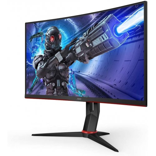 Монітор AOC 27" C27G2ZU/BK Black/Red (Відновлено продавцем, 822466) купити в Україні: Київ, Львів, Хмельницький, Тернопіль | Низька ціна, відгуки, характеристики від TELEMART фото