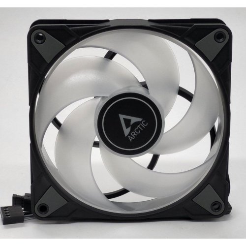 Кулер для корпуса Arctic P12 PWM PST A-RGB 0dB (ACFAN00231A) Black (Восстановлено продавцом, 822490) купить в Украине: Киев, Днепр, Харьков, Одесса  | Проверка совместимости, низкая цена, отзывы, характеристики от TELEMART фото