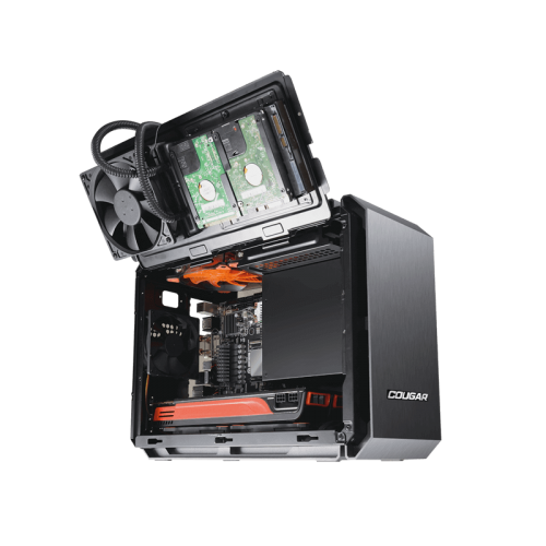 Корпус Cougar QBX без БЖ Black (Відновлено продавцем, 822497) купити в Україні: Київ, Львів, Хмельницький, Тернопіль | Перевірка сумісності, низька ціна, відгуки, характеристики від TELEMART фото