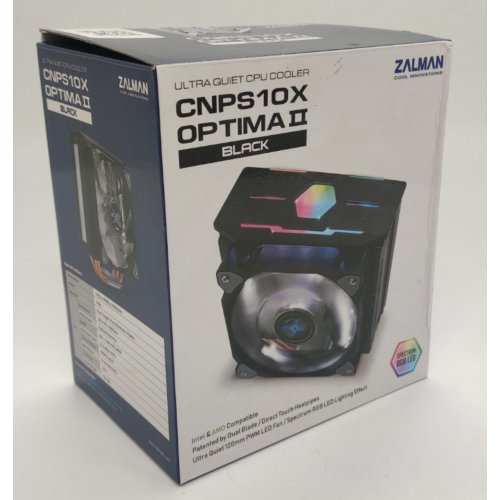 Кулер Zalman CNPS10X OPTIMA II Black (Відновлено продавцем, 822504) купити в Україні: Київ, Львів, Хмельницький, Тернопіль | Перевірка сумісності, низька ціна, відгуки, характеристики від TELEMART фото
