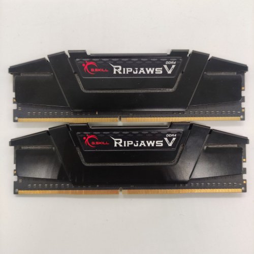 Озп G.Skill DDR4 16GB (2x8GB) 4000Mhz Ripjaws V Black (F4-4000C18D-16GVK) (Відновлено продавцем, 822506) купити в Україні: Київ, Львів, Хмельницький, Тернопіль | Перевірка сумісності, низька ціна, відгуки, характеристики від TELEMART фото