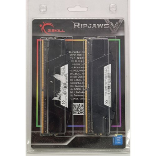 Озп G.Skill DDR4 16GB (2x8GB) 4000Mhz Ripjaws V Black (F4-4000C18D-16GVK) (Відновлено продавцем, 822506) купити в Україні: Київ, Львів, Хмельницький, Тернопіль | Перевірка сумісності, низька ціна, відгуки, характеристики від TELEMART фото