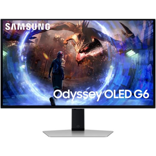 Монитор Samsung 27" Odyssey OLED G6 G60SF (LS27FG602SIXUA) Silver купить в Украине: Киев, Днепр, Харьков, Одесса  | Низкая цена, отзывы, характеристики от TELEMART фото 1 Монитор Samsung 27" Odyssey OLED G6 G60SF (LS27FG602SIXUA) Silver купить в Украине: Киев, Днепр, Харьков, Одесса  | Низкая цена, отзывы, характеристики от TELEMART фото