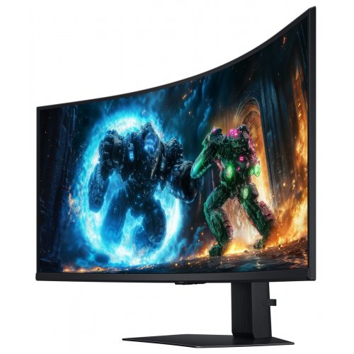 Монитор Samsung 40" Odyssey G7 (LS40FG756EIXUA) Black купить в Украине: Киев, Днепр, Харьков, Одесса  | Низкая цена, отзывы, характеристики от TELEMART фото