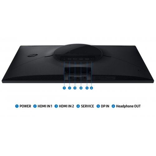 Монитор Samsung 27" Odyssey G5 (LS27FG532EIXUA) Black купить в Украине: Киев, Днепр, Харьков, Одесса  | Низкая цена, отзывы, характеристики от TELEMART фото