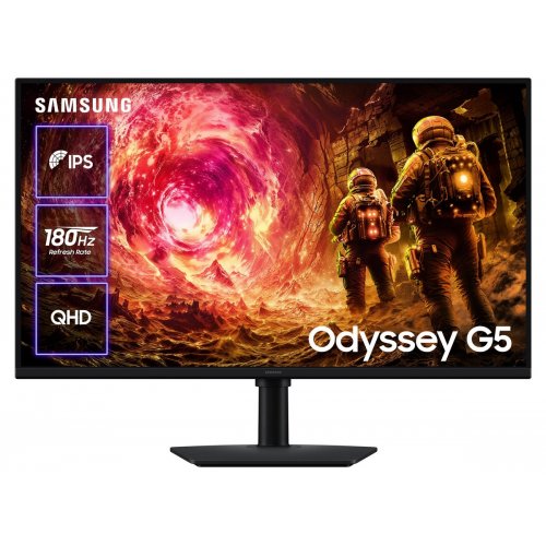 Монитор Samsung 32" Odyssey G5 (LS32FG502EIXUA) Black купить в Украине: Киев, Днепр, Харьков, Одесса  | Низкая цена, отзывы, характеристики от TELEMART фото