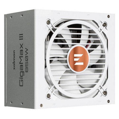 Блок питания Zalman GigaMax III 850W (ZM850-GV3WH) White купить в Украине: Киев, Днепр, Харьков, Одесса  | Проверка совместимости, низкая цена, отзывы, характеристики от TELEMART фото 2 Блок питания Zalman GigaMax III 850W (ZM850-GV3WH) White купить в Украине: Киев, Днепр, Харьков, Одесса  | Проверка совместимости, низкая цена, отзывы, характеристики от TELEMART фото