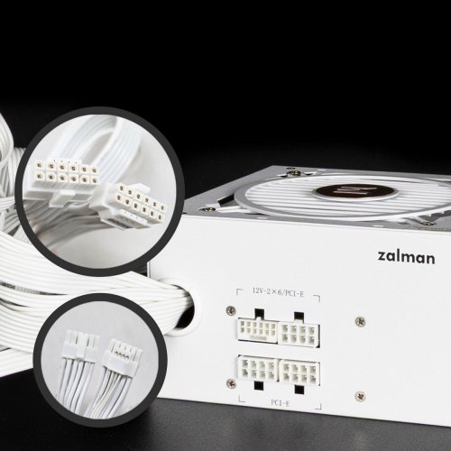 Блок питания Zalman GigaMax III 750W (ZM750-GV3WH) White купить в Украине: Киев, Днепр, Харьков, Одесса  | Проверка совместимости, низкая цена, отзывы, характеристики от TELEMART фото 11 Блок питания Zalman GigaMax III 750W (ZM750-GV3WH) White купить в Украине: Киев, Днепр, Харьков, Одесса  | Проверка совместимости, низкая цена, отзывы, характеристики от TELEMART фото