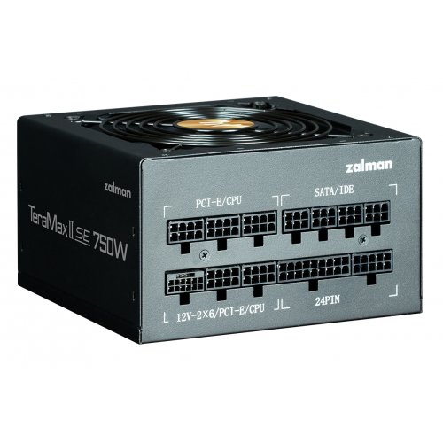 Блок питания Zalman Teramax 2 SE 750W (ZM750-TMX2SE) Black купить в Украине: Киев, Днепр, Харьков, Одесса  | Проверка совместимости, низкая цена, отзывы, характеристики от TELEMART фото 2 Блок питания Zalman Teramax 2 SE 750W (ZM750-TMX2SE) Black купить в Украине: Киев, Днепр, Харьков, Одесса  | Проверка совместимости, низкая цена, отзывы, характеристики от TELEMART фото