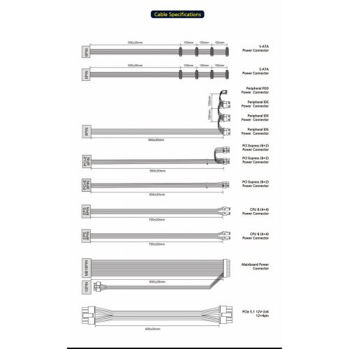 Блок питания Zalman Teramax 2 SE 750W (ZM750-TMX2SE) Black купить в Украине: Киев, Днепр, Харьков, Одесса  | Проверка совместимости, низкая цена, отзывы, характеристики от TELEMART фото 7 Блок питания Zalman Teramax 2 SE 750W (ZM750-TMX2SE) Black купить в Украине: Киев, Днепр, Харьков, Одесса  | Проверка совместимости, низкая цена, отзывы, характеристики от TELEMART фото