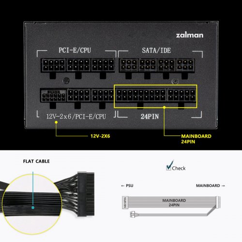Блок питания Zalman Teramax 2 SE 750W (ZM750-TMX2SE) Black купить в Украине: Киев, Днепр, Харьков, Одесса  | Проверка совместимости, низкая цена, отзывы, характеристики от TELEMART фото 16 Блок питания Zalman Teramax 2 SE 750W (ZM750-TMX2SE) Black купить в Украине: Киев, Днепр, Харьков, Одесса  | Проверка совместимости, низкая цена, отзывы, характеристики от TELEMART фото