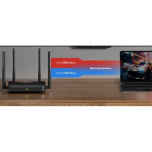 Wi-Fi роутер Mercusys MR25BE купить в Украине: Киев, Днепр, Харьков, Одесса  | Низкая цена, отзывы, характеристики от TELEMART фото