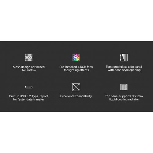 Корпус Zalman I3 Neo V2 Tempered Glass без БЖ White купити в Україні: Київ, Львів, Хмельницький, Тернопіль | Перевірка сумісності, низька ціна, відгуки, характеристики від TELEMART фото