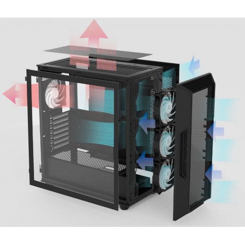 Корпус Zalman I3 Neo V2 Tempered Glass без БЖ Black купити в Україні: Київ, Львів, Хмельницький, Тернопіль | Перевірка сумісності, низька ціна, відгуки, характеристики від TELEMART фото