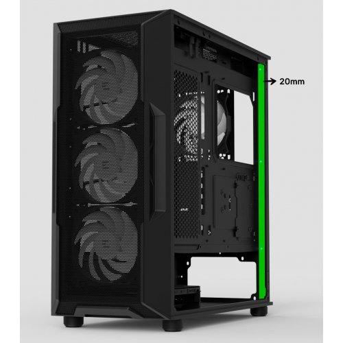 Корпус Zalman I3 Neo V2 Tempered Glass без БЖ Black купити в Україні: Київ, Львів, Хмельницький, Тернопіль | Перевірка сумісності, низька ціна, відгуки, характеристики від TELEMART фото