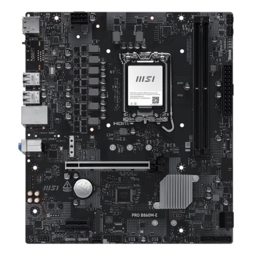 Материнська плата MSI PRO B860M-E (s1851, Intel B860) купити в Україні: Київ, Львів, Хмельницький, Тернопіль | Перевірка сумісності, низька ціна, відгуки, характеристики від TELEMART фото