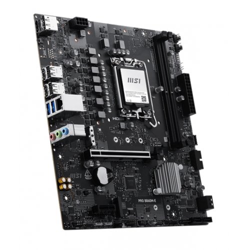 Материнська плата MSI PRO B860M-E (s1851, Intel B860) купити в Україні: Київ, Львів, Хмельницький, Тернопіль | Перевірка сумісності, низька ціна, відгуки, характеристики від TELEMART фото