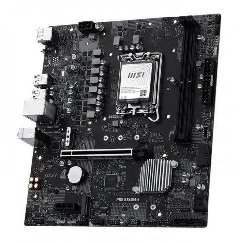 Материнська плата MSI PRO B860M-E (s1851, Intel B860) купити в Україні: Київ, Львів, Хмельницький, Тернопіль | Перевірка сумісності, низька ціна, відгуки, характеристики від TELEMART фото