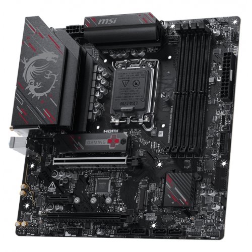Материнська плата MSI B760M GAMING PLUS WIFI GEN5 II (s1700, Intel B760) купити в Україні: Київ, Львів, Хмельницький, Тернопіль | Перевірка сумісності, низька ціна, відгуки, характеристики від TELEMART фото