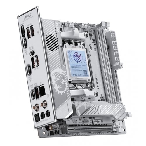 Материнская плата MSI MPG X870I EDGE TI EVO WIFI (sAM5, AMD X870) купить в Украине: Киев, Днепр, Харьков, Одесса  | Проверка совместимости, низкая цена, отзывы, характеристики от TELEMART фото