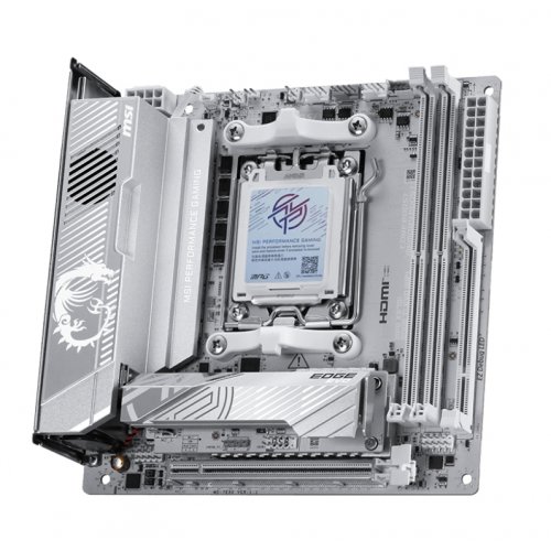 Материнская плата MSI MPG X870I EDGE TI EVO WIFI (sAM5, AMD X870) купить в Украине: Киев, Днепр, Харьков, Одесса  | Проверка совместимости, низкая цена, отзывы, характеристики от TELEMART фото