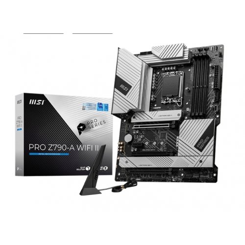 Материнська плата MSI PRO Z790-A WIFI II (s1700, Intel Z790) купити в Україні: Київ, Львів, Хмельницький, Тернопіль | Перевірка сумісності, низька ціна, відгуки, характеристики від TELEMART фото