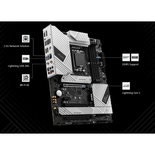 Материнська плата MSI PRO Z790-A WIFI II (s1700, Intel Z790) купити в Україні: Київ, Львів, Хмельницький, Тернопіль | Перевірка сумісності, низька ціна, відгуки, характеристики від TELEMART фото