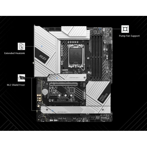Материнська плата MSI PRO Z790-A WIFI II (s1700, Intel Z790) купити в Україні: Київ, Львів, Хмельницький, Тернопіль | Перевірка сумісності, низька ціна, відгуки, характеристики від TELEMART фото