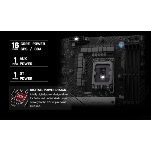 Материнська плата MSI PRO Z790-A WIFI II (s1700, Intel Z790) купити в Україні: Київ, Львів, Хмельницький, Тернопіль | Перевірка сумісності, низька ціна, відгуки, характеристики від TELEMART фото