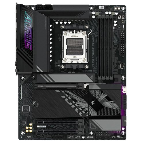 Уцінка материнська плата Gigabyte X870E AORUS ELITE WIFI7 (sAM5, AMD X870E) (Сліди використання, 822684) купити в Україні: Київ, Львів, Хмельницький, Тернопіль | Перевірка сумісності, низька ціна, відгуки, характеристики від TELEMART фото 2 Уцінка материнська плата Gigabyte X870E AORUS ELITE WIFI7 (sAM5, AMD X870E) (Сліди використання, 822684) купити в Україні: Київ, Львів, Хмельницький, Тернопіль | Перевірка сумісності, низька ціна, відгуки, характеристики від TELEMART фото