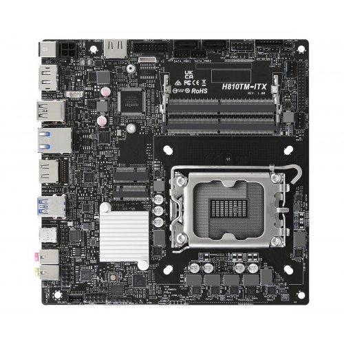 Материнская плата AsRock H810TM-ITX (s1851, Intel H810) купить в Украине: Киев, Днепр, Харьков, Одесса  | Проверка совместимости, низкая цена, отзывы, характеристики от TELEMART фото