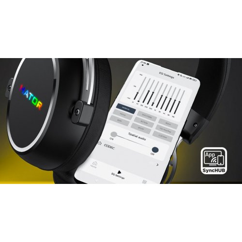 Уцінка навушники HATOR Hypergang 3 Wireless (ESH55) Black (Розкрита упаковка, 822707) купити в Україні: Київ, Львів, Хмельницький, Тернопіль | Низька ціна, відгуки, характеристики від TELEMART фото 7 Уцінка навушники HATOR Hypergang 3 Wireless (ESH55) Black (Розкрита упаковка, 822707) купити в Україні: Київ, Львів, Хмельницький, Тернопіль | Низька ціна, відгуки, характеристики від TELEMART фото