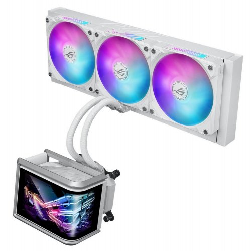 Готова СВО Asus ROG Ryuo IV SLC 360 ARGB (90RC0152-B0EAY0) White купити в Україні: Київ, Львів, Хмельницький, Тернопіль | Перевірка сумісності, низька ціна, відгуки, характеристики від TELEMART фото