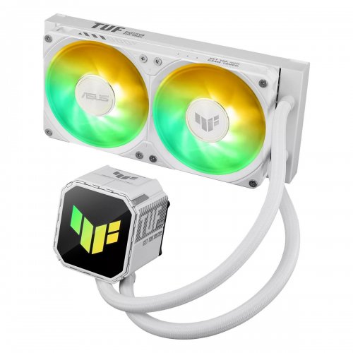 Готова СВО Asus TUF Gaming LC III 240 ARGB (90RC01J2-B0EAY0) White купити в Україні: Київ, Львів, Хмельницький, Тернопіль | Перевірка сумісності, низька ціна, відгуки, характеристики від TELEMART фото