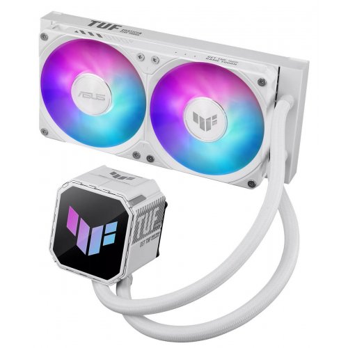 Готова СВО Asus TUF Gaming LC III 240 ARGB (90RC01J2-B0EAY0) White купити в Україні: Київ, Львів, Хмельницький, Тернопіль | Перевірка сумісності, низька ціна, відгуки, характеристики від TELEMART фото