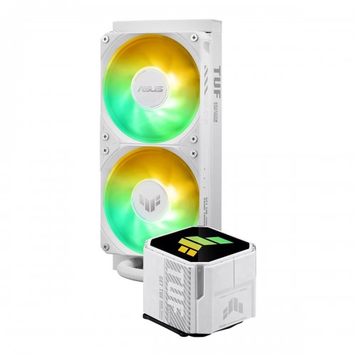 Готова СВО Asus TUF Gaming LC III 240 ARGB (90RC01J2-B0EAY0) White купити в Україні: Київ, Львів, Хмельницький, Тернопіль | Перевірка сумісності, низька ціна, відгуки, характеристики від TELEMART фото