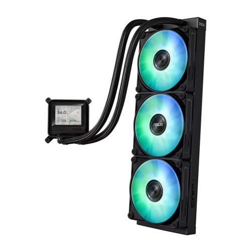 Готова СВО Asus MAX Gaming LC 360 ARGB LCD (90RC01G1-B0EAY0) Black купити в Україні: Київ, Львів, Хмельницький, Тернопіль | Перевірка сумісності, низька ціна, відгуки, характеристики від TELEMART фото