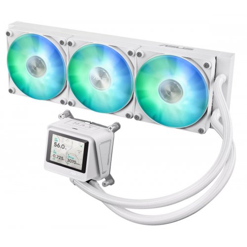 Готовая СВО Asus MAX Gaming LC 360 ARGB LCD (90RC01G2-B0EAY0) White купить в Украине: Киев, Днепр, Харьков, Одесса  | Проверка совместимости, низкая цена, отзывы, характеристики от TELEMART фото