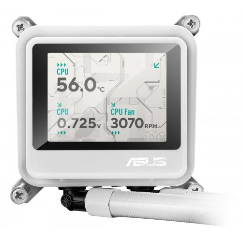 Готовая СВО Asus MAX Gaming LC 360 ARGB LCD (90RC01G2-B0EAY0) White купить в Украине: Киев, Днепр, Харьков, Одесса  | Проверка совместимости, низкая цена, отзывы, характеристики от TELEMART фото