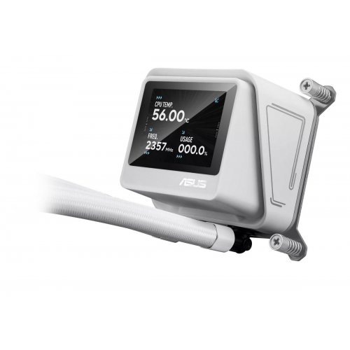 Готовая СВО Asus MAX Gaming LC 360 ARGB LCD (90RC01G2-B0EAY0) White купить в Украине: Киев, Днепр, Харьков, Одесса  | Проверка совместимости, низкая цена, отзывы, характеристики от TELEMART фото