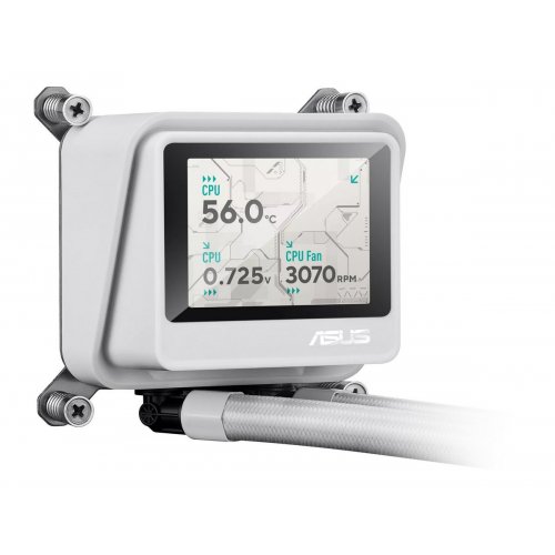 Готовая СВО Asus MAX Gaming LC 360 ARGB LCD (90RC01G2-B0EAY0) White купить в Украине: Киев, Днепр, Харьков, Одесса  | Проверка совместимости, низкая цена, отзывы, характеристики от TELEMART фото