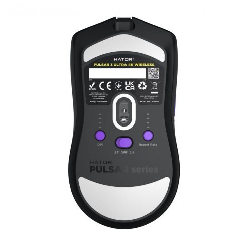 Уцінка миша HATOR Pulsar 3 Ultra 4K Wireless (HTM680) Black (Розкрита упаковка, 822756) купити в Україні: Київ, Львів, Хмельницький, Тернопіль | Низька ціна, відгуки, характеристики від TELEMART фото 5 Уцінка миша HATOR Pulsar 3 Ultra 4K Wireless (HTM680) Black (Розкрита упаковка, 822756) купити в Україні: Київ, Львів, Хмельницький, Тернопіль | Низька ціна, відгуки, характеристики від TELEMART фото