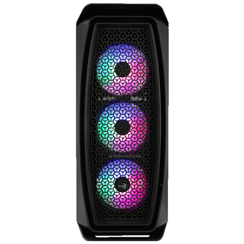 Корпус Aerocool Aero One Frost FRGB Tempered Glass без БП (ACCM-PB17043.11) Black (Восстановлено продавцом, 822775) купить в Украине: Киев, Днепр, Харьков, Одесса  | Проверка совместимости, низкая цена, отзывы, характеристики от TELEMART фото